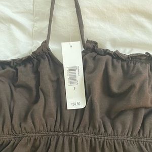 Mini tube top/halter dress